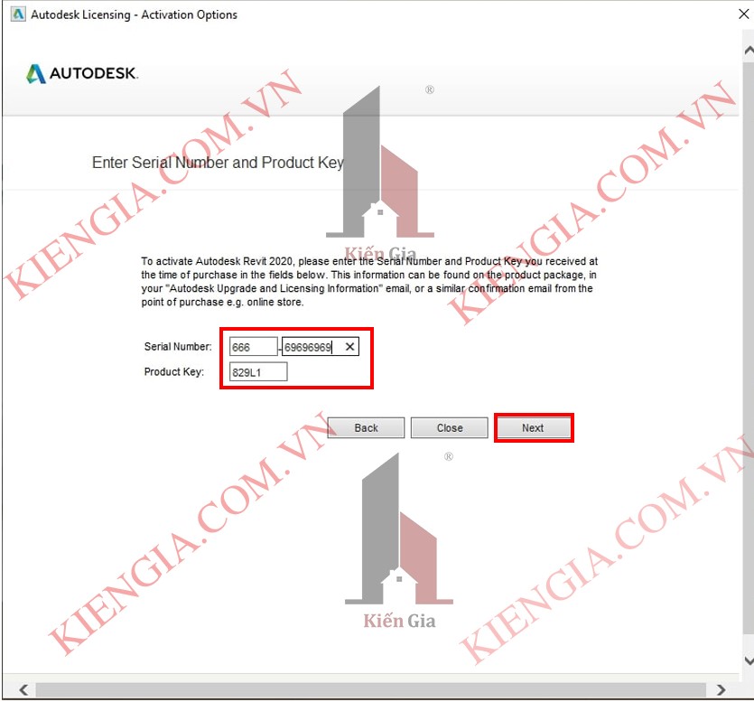 revit serial number and product key 2021